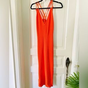 Michael Kors Knit Fitted Strappy Dress